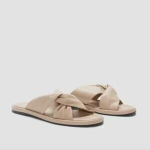NEW Everlane The Day Twist Sandal in Warm Khaki, Women's Size 10, $148